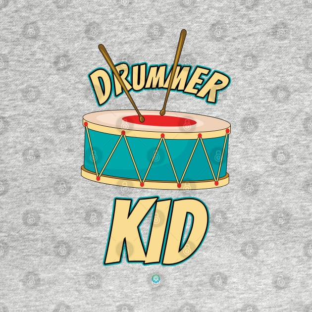 Drummer Kid Musican Band Gift Idea by woormle